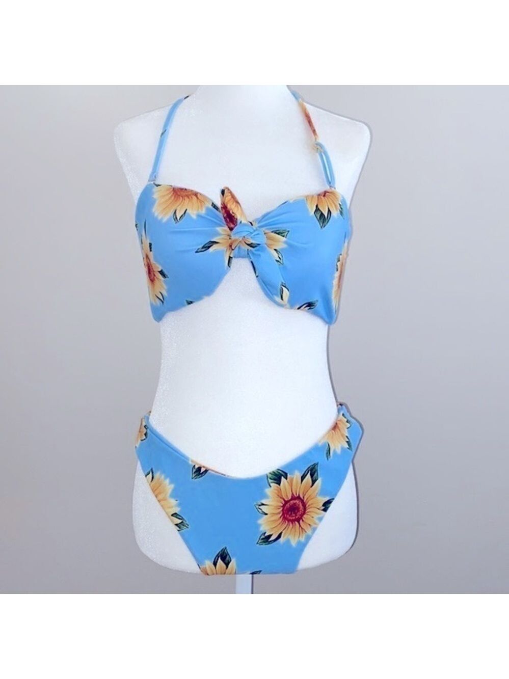 NWOT Zaful sunflower bikini
